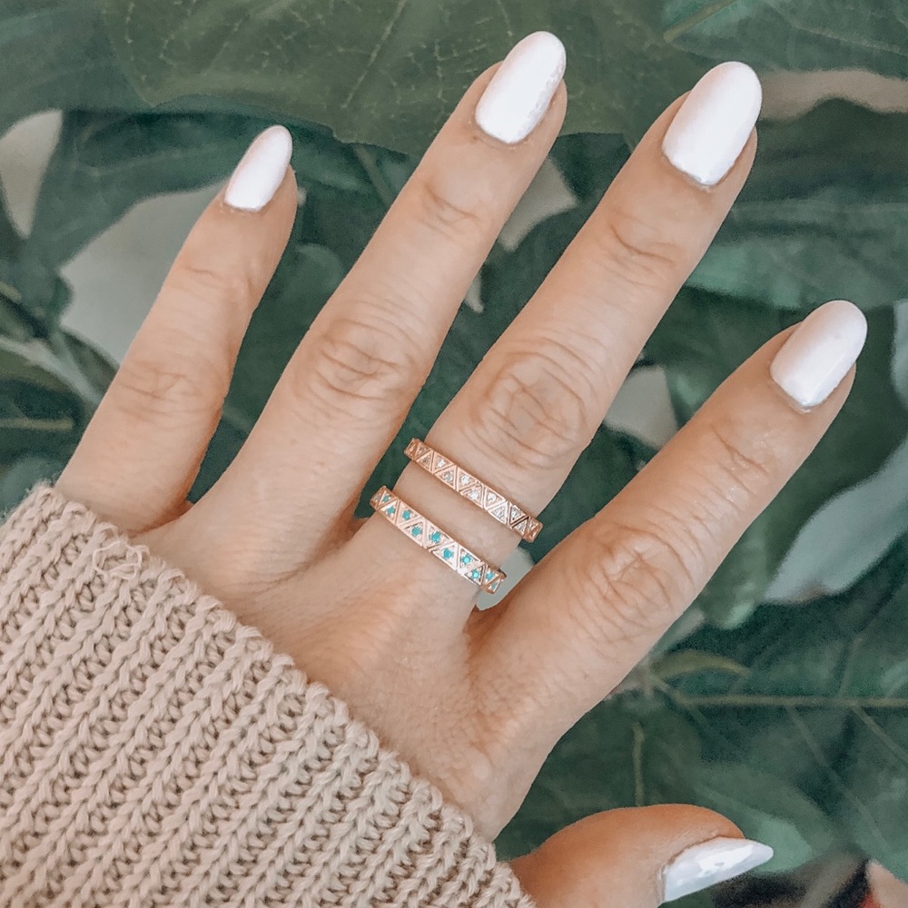 Shashi Geo Stacking Ring